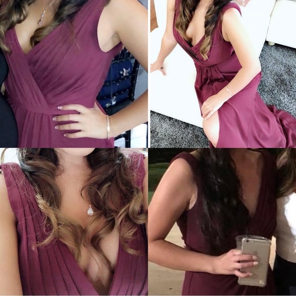 David’s Bridal Chiffon bridesmaid dress - Picture 8 of 13